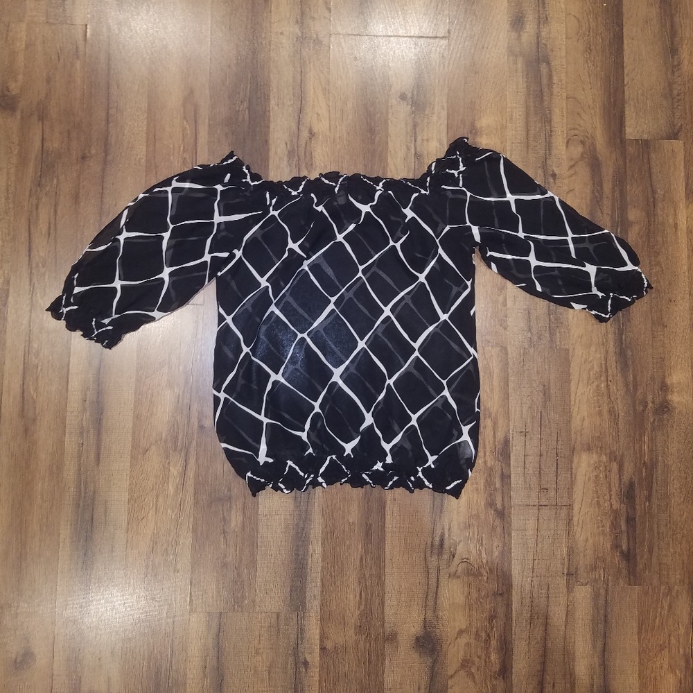 White House Black Market silk shirt